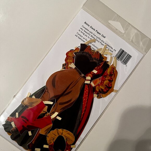 Bette Davis Paper Doll – 5 Outfits and Accessories (New, Original Packaging)‎ - Picture 7 of 8